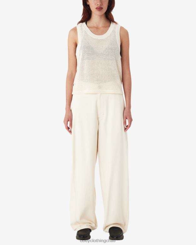 ropa 40VX560 mujer tanque de malla hudson OBEY sin blanquear