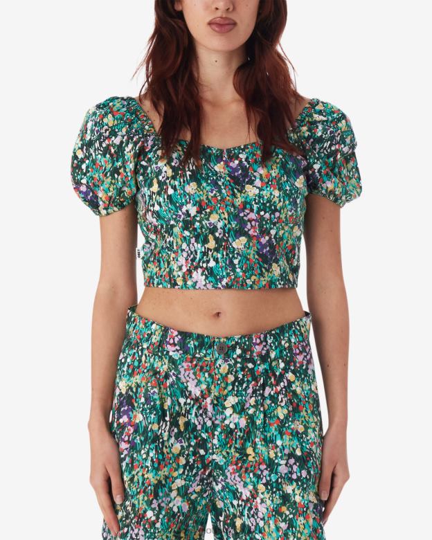 ropa 40VX575 mujer parte superior del jardín de primavera OBEY calle múltiple