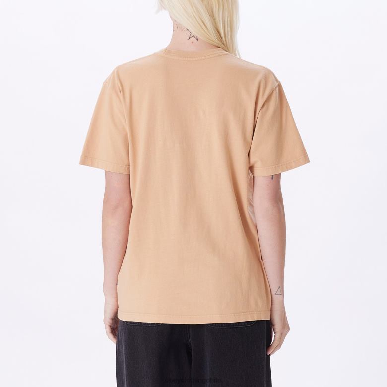 ropa 40VX747 mujer camiseta con elección de tinte pigmentado de mariposa OBEY pata de conejo