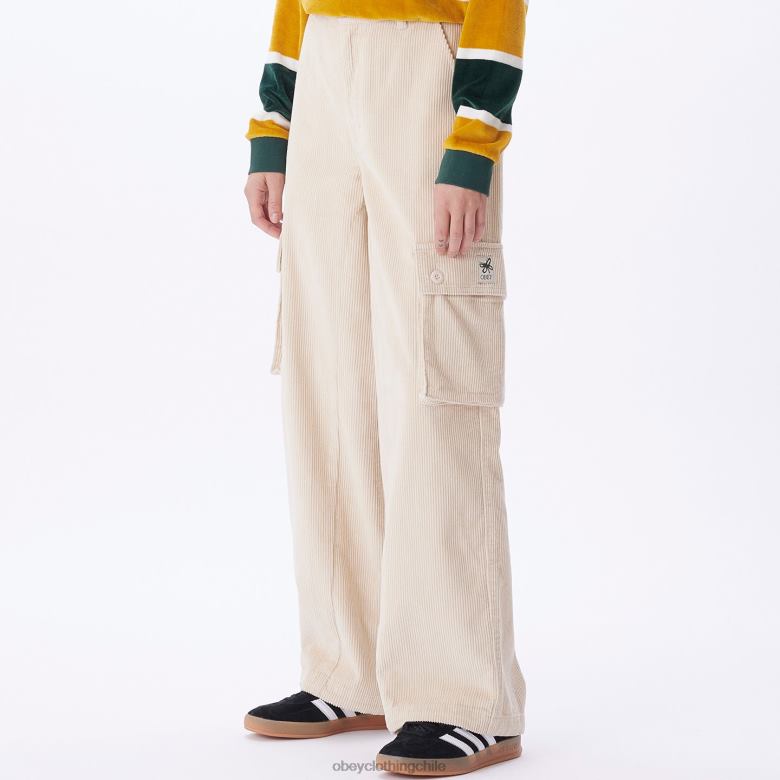 ropa 40VX656 mujer pantalones cargo holgados andrea OBEY arcilla