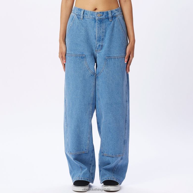 ropa 40VX665 mujer denim holgado leah ii OBEY índigo claro