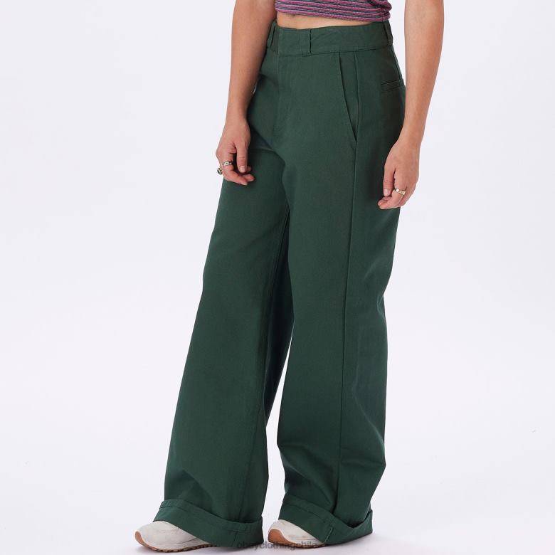 ropa 40VX686 mujer pantalón de trabajo mila OBEY cedro oscuro