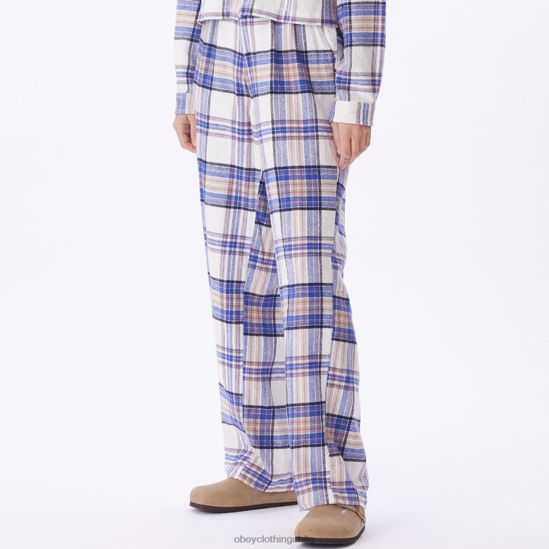 ropa 40VX692 mujer pantalón a cuadros max OBEY multi sin blanquear