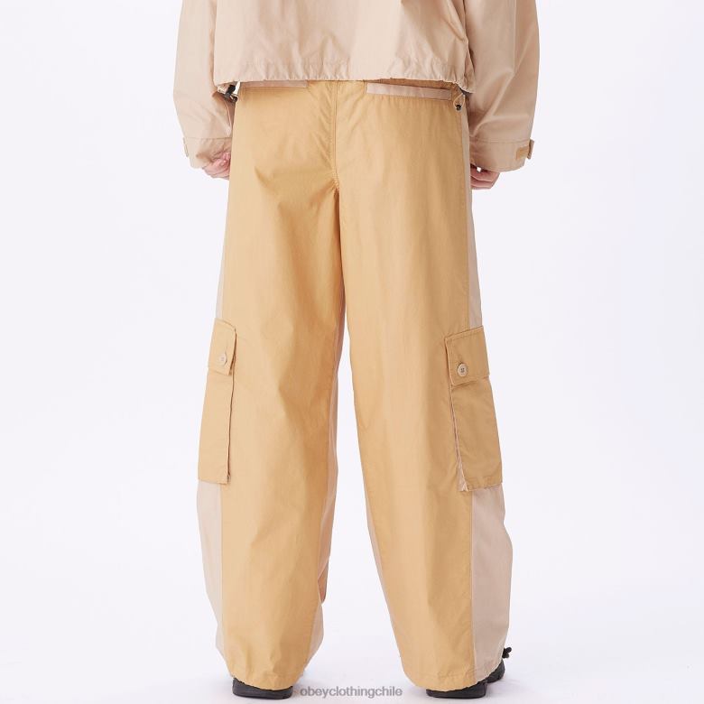 ropa 40VX698 mujer pantalón cargo dylan OBEY crema irlandesa