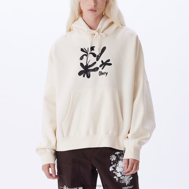 ropa 40VX694 mujer sudadera con capucha ellis OBEY sin blanquear
