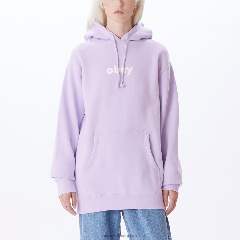 ropa 40VX716 mujer minúscula ii sudadera con capucha OBEY lavanda